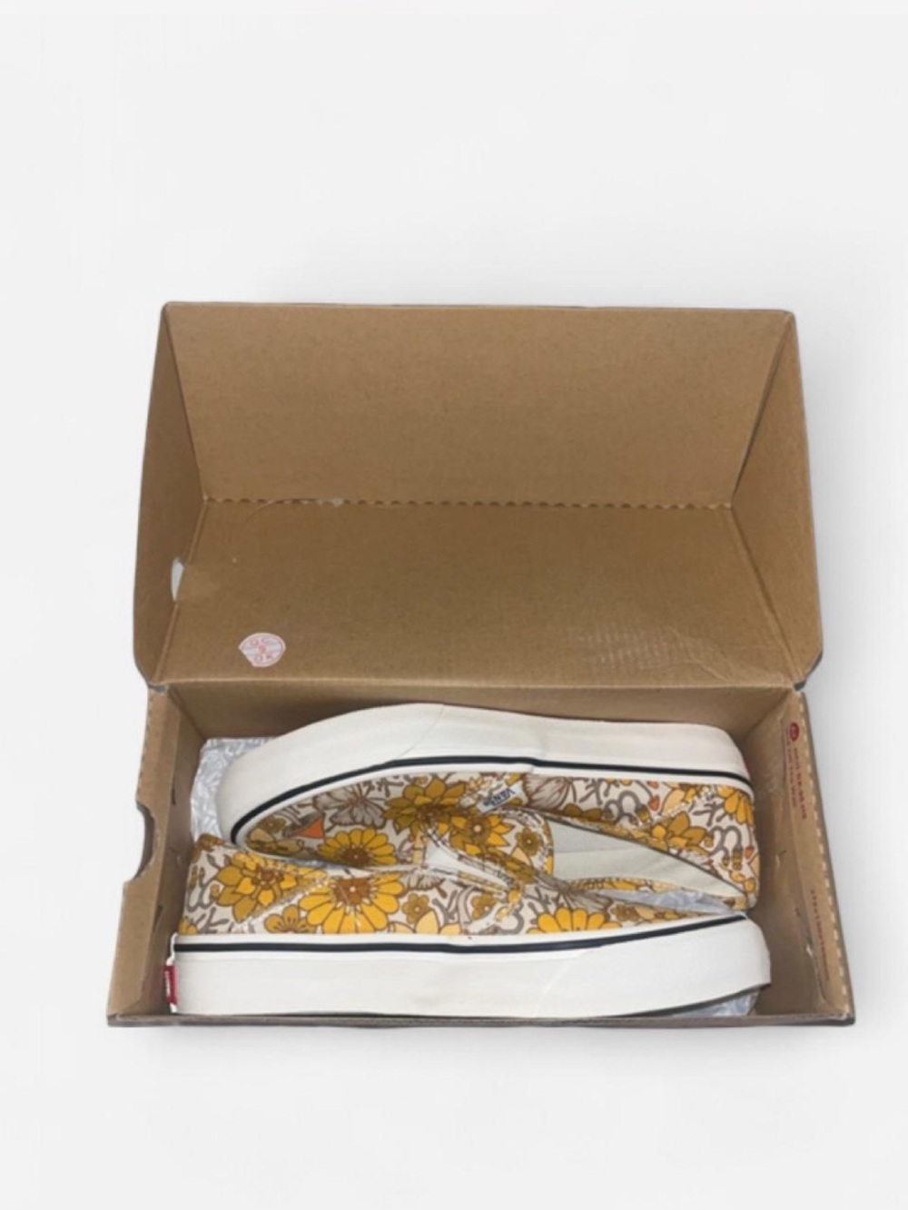 Vans Slip-On Sneakers - Yellow Floral Canvas - Picture 3 of 4